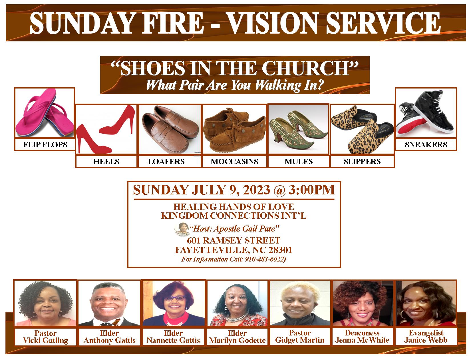 Sunday Fire Vision Service @ Healing Hands of Love Kingdom Connections Int'l