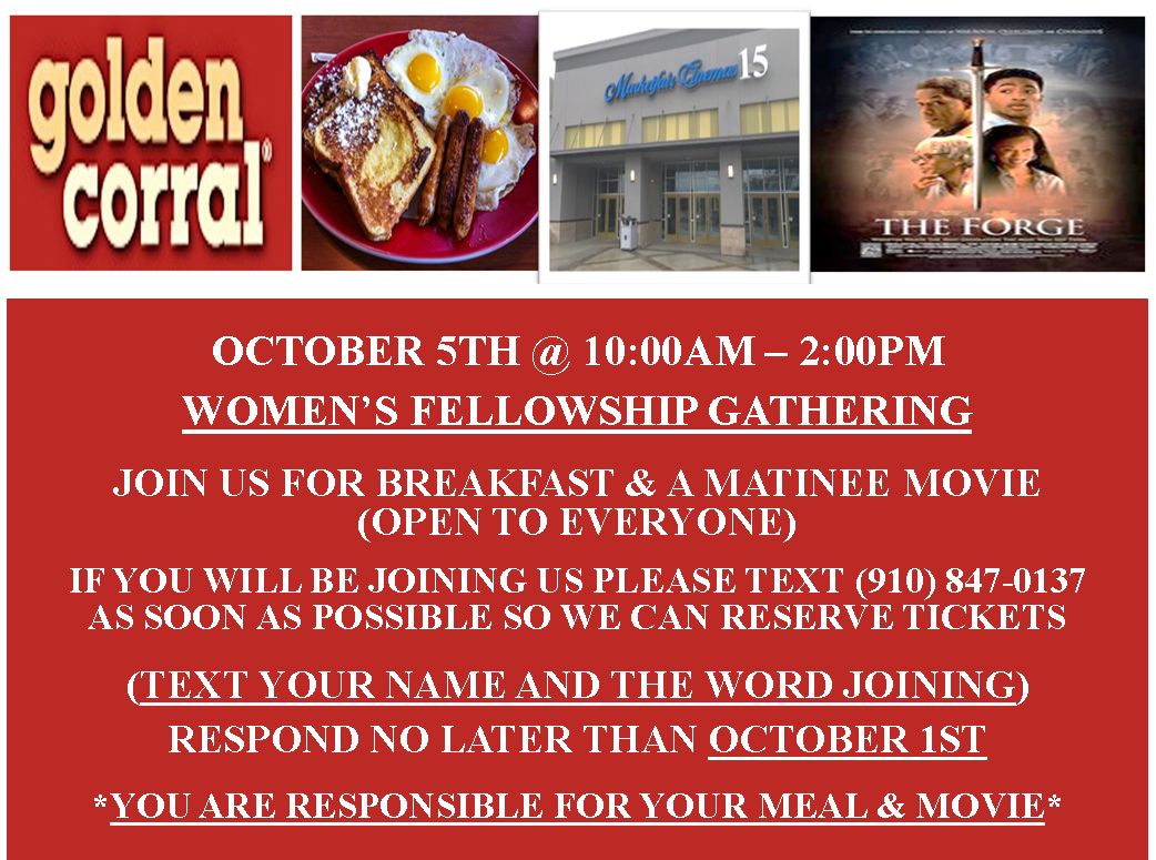 Women's Day Out @ Golden Corral